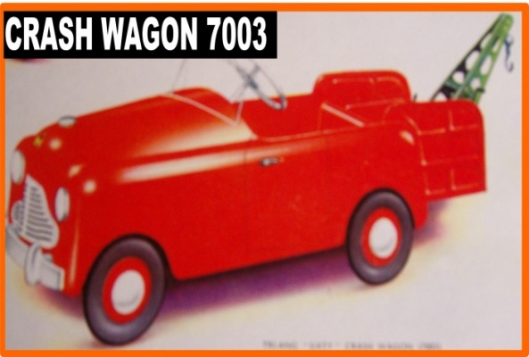 TRI-ANG T60 CRASH WAGON PEDAL CAR PARTS